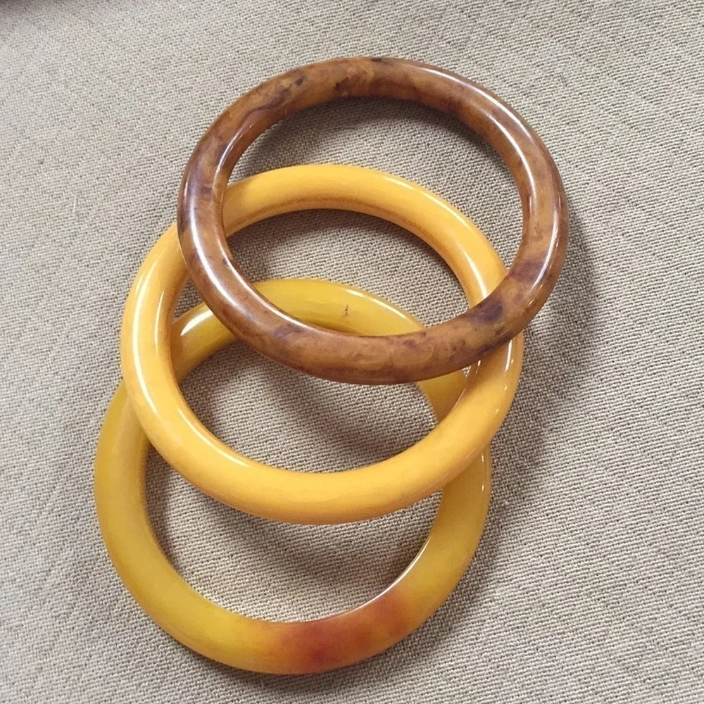 Bakelite Bangle Bracelet Bundle 1930-40’s Jewelry